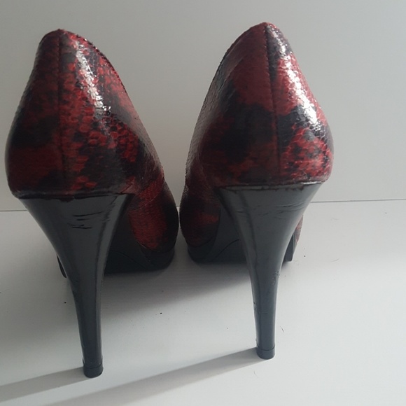 RAMPAGE Gracee peep toe heel size 8 - Picture 3 of 4